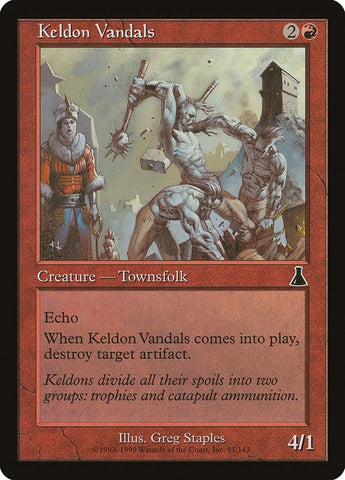 Image for Keldon Vandals (91) [Urza's Destiny]