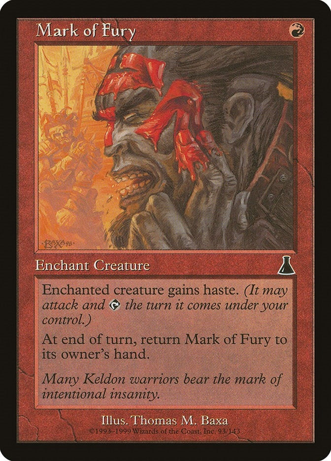 Image for Mark of Fury (93) [Urza's Destiny]