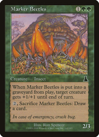 Image for Marker Beetles (112) [Urza's Destiny]