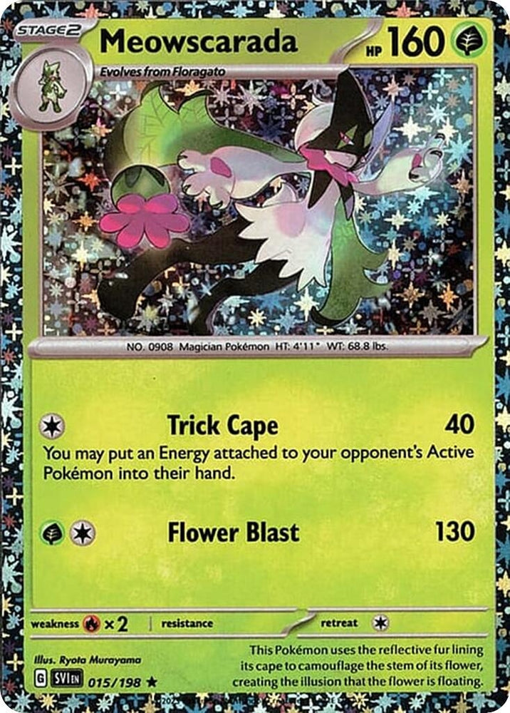 Meowscarada - 015/198 (Sparkle Holo) (015/198) (Miscellaneous Cards & Products)