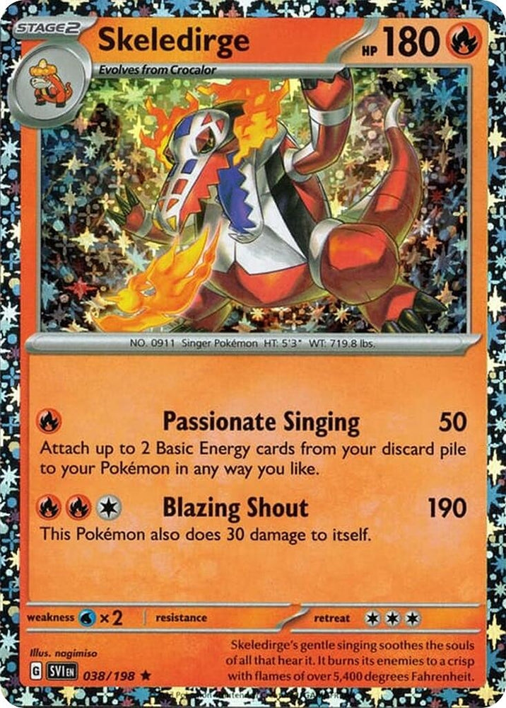 Skeledirge - 038/198 (Sparkle Holo) (038/198) (Miscellaneous Cards & Products)