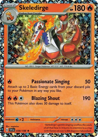 Skeledirge - 038/198 (Sparkle Holo) (038/198) (Miscellaneous Cards & Products)
