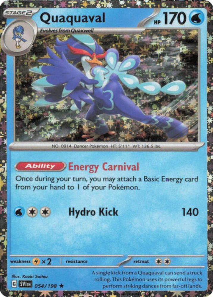 Image for Quaquaval - 054/198 (Sparkle Holo) (054/198) - Pokemon