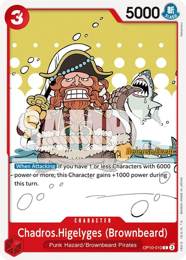 Chadros.Higelyges (Brownbeard) (OP10-010) (OP10 RE)