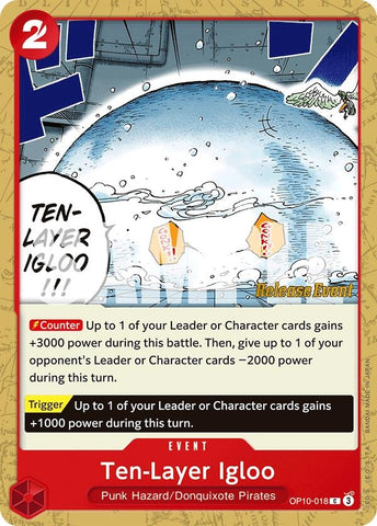 Image for Ten-Layer Igloo (OP10-018) - One Piece Card Game