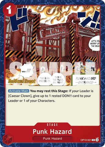Image for Punk Hazard (OP10-021) - One Piece Card Game