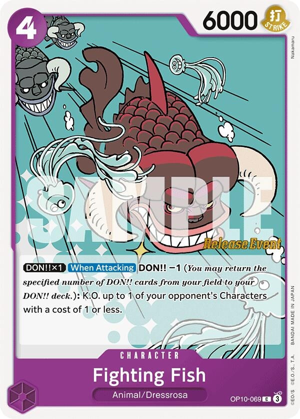 Fighting Fish (OP10-069) (OP10 RE)