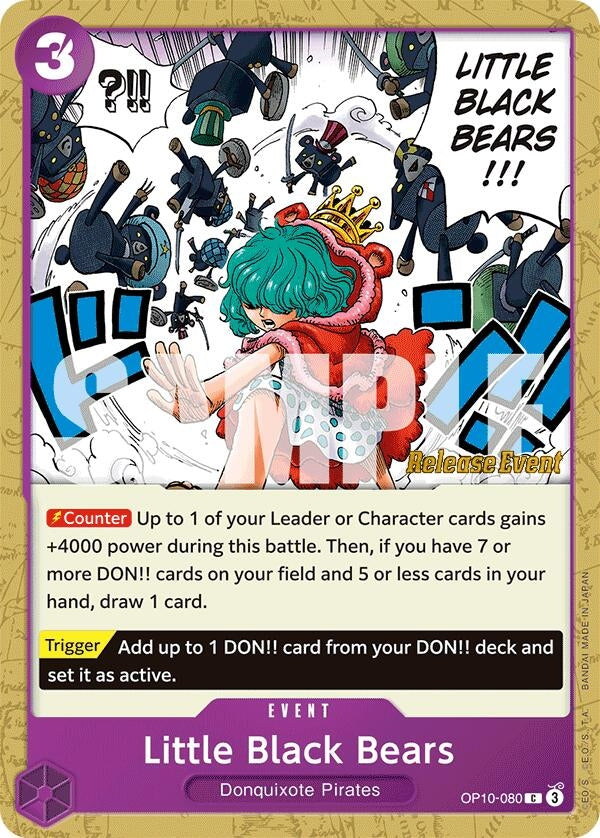 Little Black Bears (OP10-080) (OP10 RE)