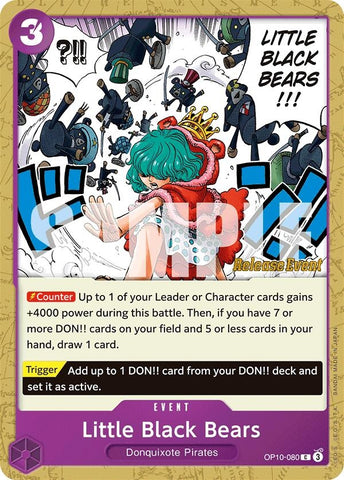 Little Black Bears (OP10-080) (OP10 RE)
