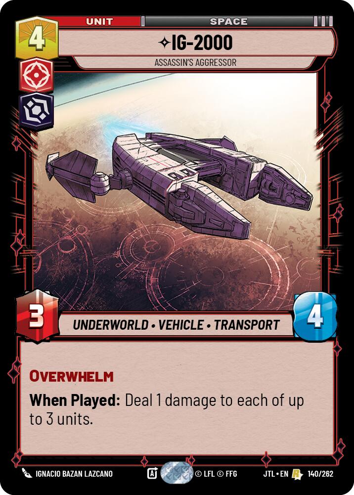 IG-2000 - Assassin's Aggressor (140/262) [Jump to Lightspeed]