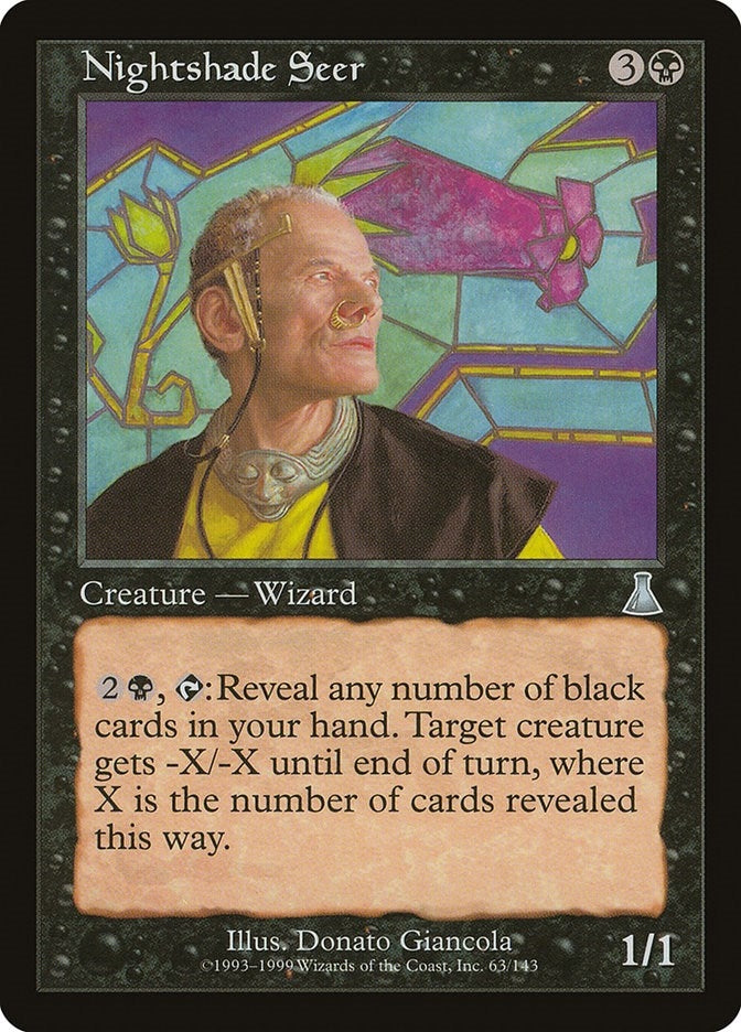 Image for Nightshade Seer (63) [Urza's Destiny]