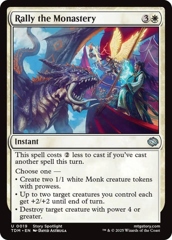 Image for Rally the Monastery (19) [Tarkir: Dragonstorm]