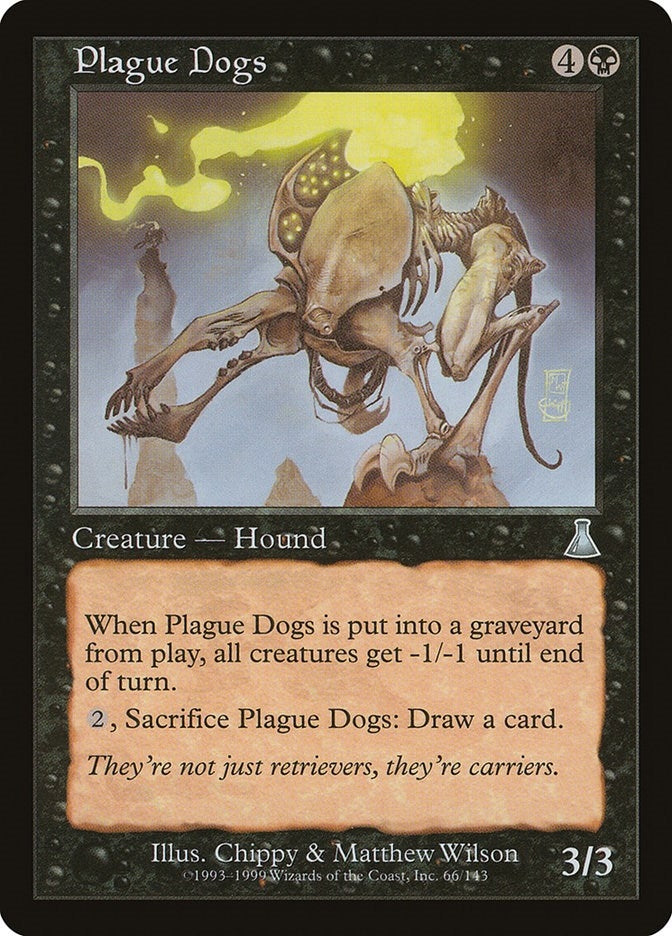 Image for Plague Dogs (66) - Magic: The Gathering