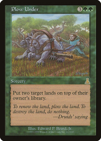 Image for Plow Under (117) [Urza's Destiny]