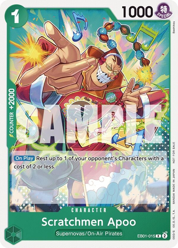 Image for Scratchmen Apoo (Tournament Pack 2025 Vol. 2) (EB01-015) - One Piece Card Game