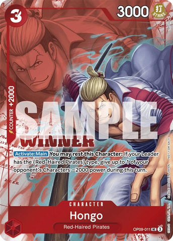 Hongo (Winner Pack 2025 Vol. 2) (OP09-011) (One Piece Promotion Cards)