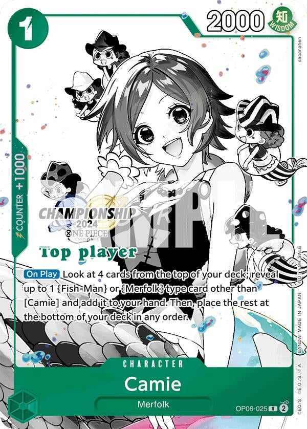 Camie (Championship 2024 Top Player Pack Vol. 2) (OP06-025) (One Piece Promotion Cards)