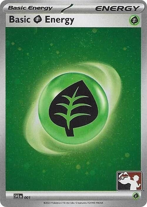 Basic Grass Energy (Cosmo Holo) (9) [Prize Pack Series Cards]