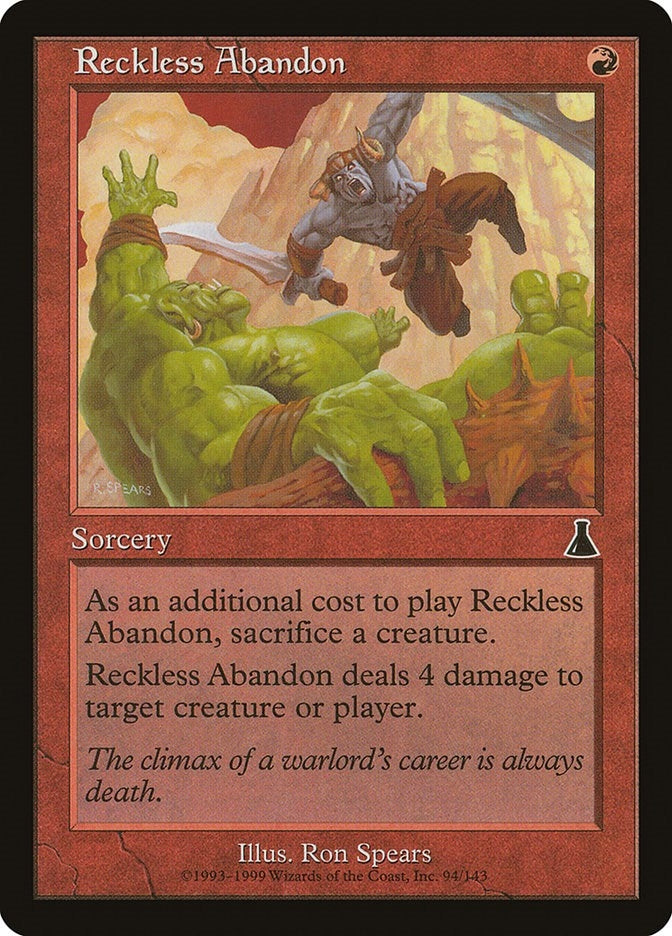 Image for Reckless Abandon (94) [Urza's Destiny]