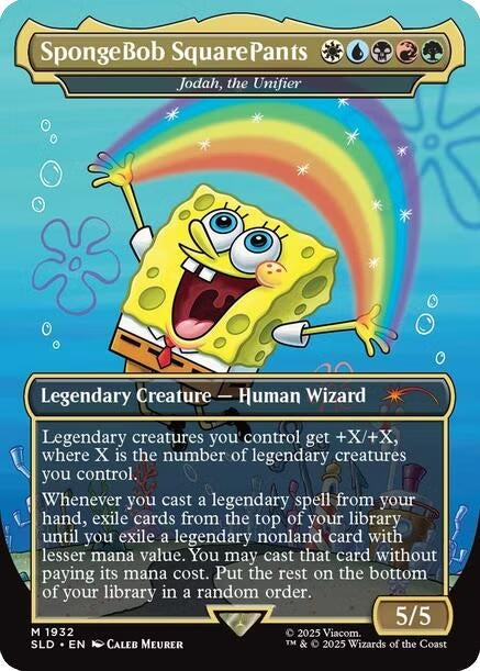 Image for SpongeBob SquarePants - Jodah, the Unifier (1932) - Magic: The Gathering