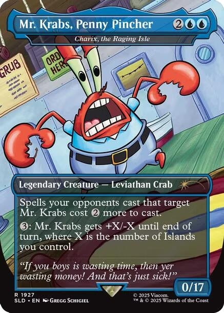 Image for Mr. Krabs, Penny Pincher - Charix, the Raging Isle (1927) [Secret Lair Drop Series] - Magic: The Gathering