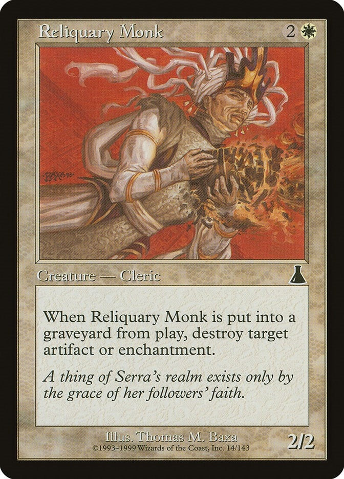 Image for Reliquary Monk (14) [Urza's Destiny]