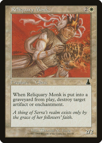 Image for Reliquary Monk (14) [Urza's Destiny]