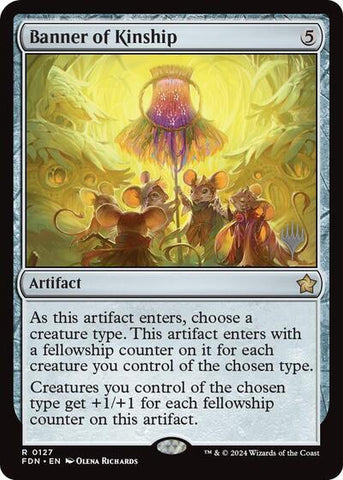 Image for Banner of Kinship (127) [Promo Pack: Aetherdrift] - Magic: The Gathering
