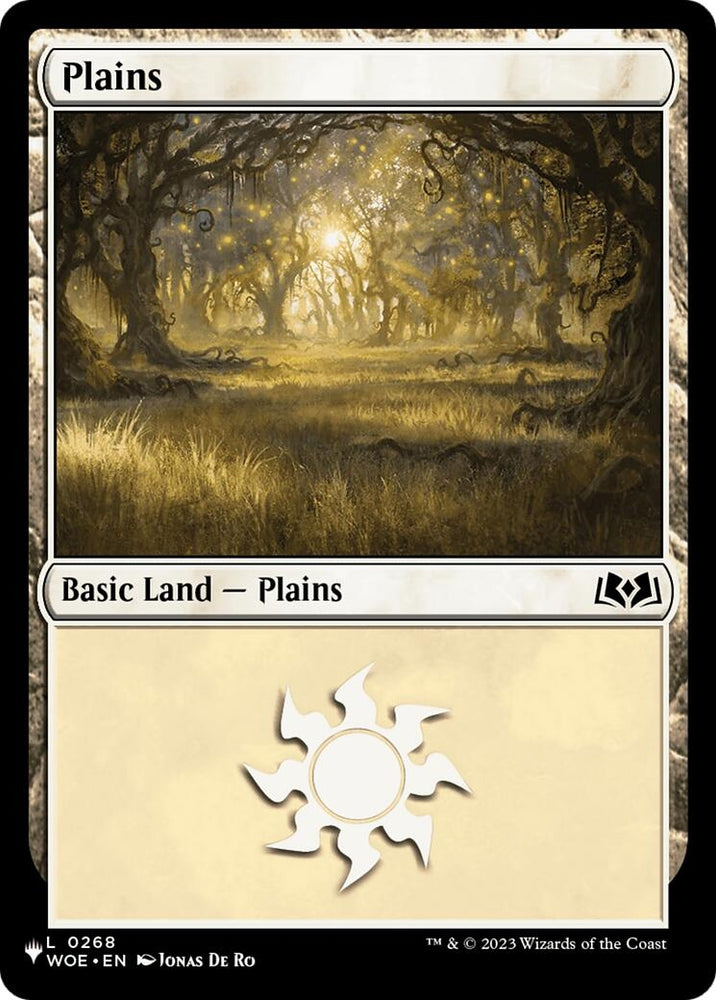 Image for Plains (0268) (WOE) (0268) [The List Reprints] - Magic: The Gathering