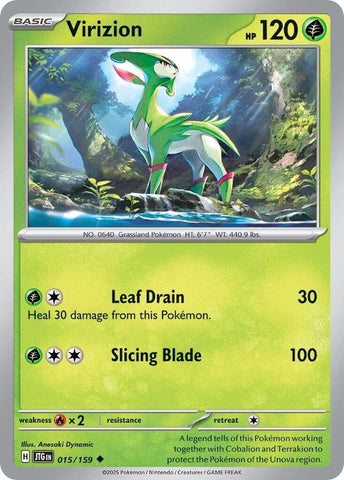 Image for Virizion (015/159) - Pokemon