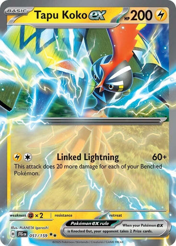 Image for Tapu Koko ex (051/159) - Pokemon
