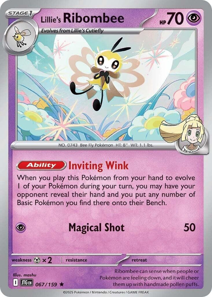 Image for Lillie's Ribombee (067/159) - Pokemon