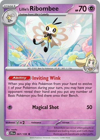Image for Lillie's Ribombee (067/159) - Pokemon