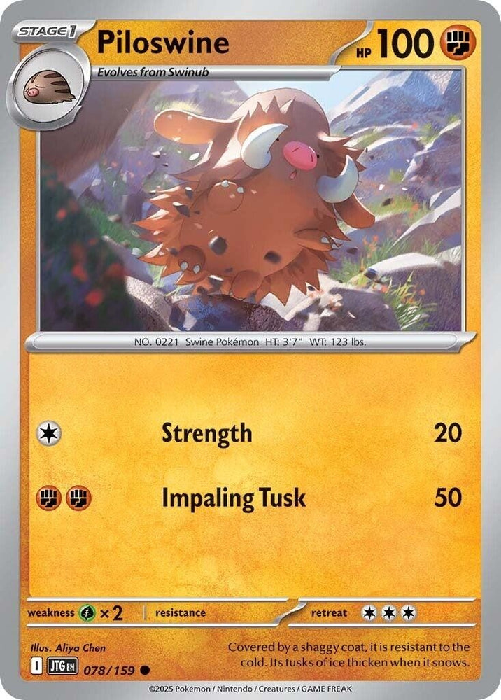 Image for Piloswine (078/159) - Pokemon