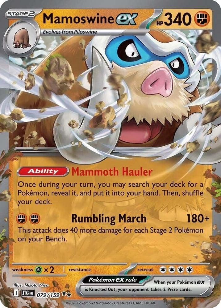 Image for Mamoswine ex (079/159) - Pokemon