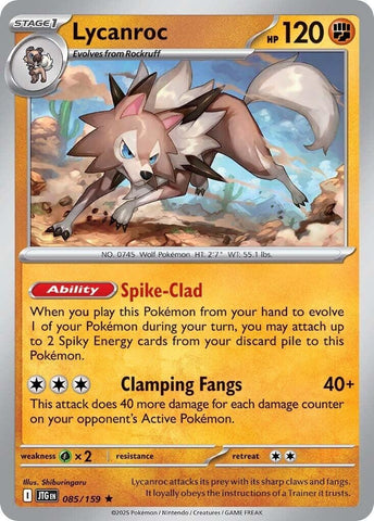 Image for Lycanroc (085/159) - Pokemon