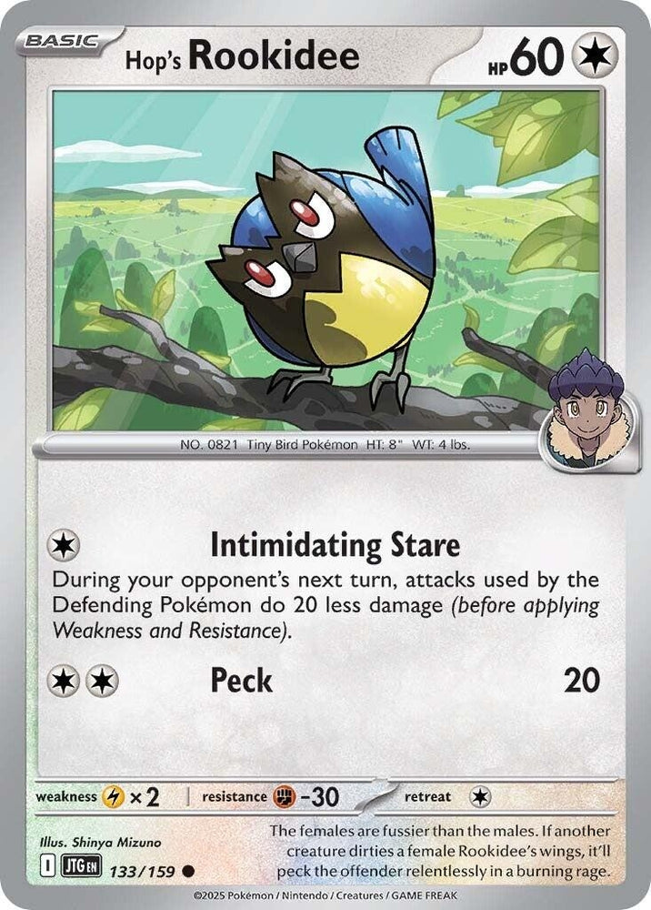 Image for Hop's Rookidee (133/159) - Pokemon