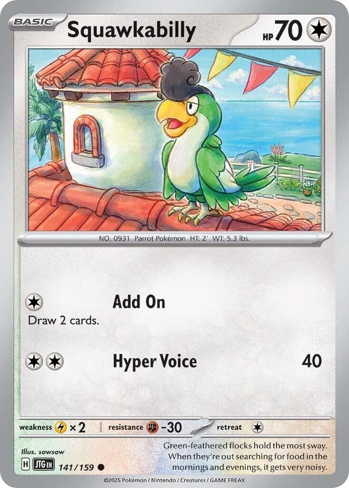Image for Squawkabilly (141/159) - Pokemon