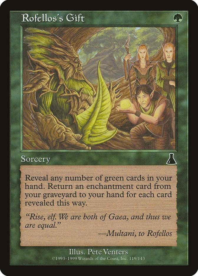 Image for Rofellos's Gift (119) [Urza's Destiny]