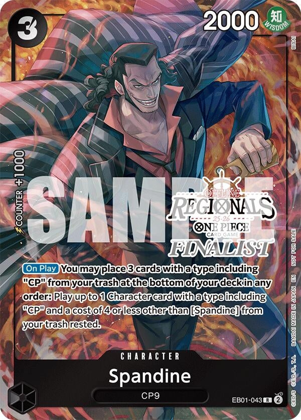 Image for Spandine (Offline Regional Finalist Card Set 2025 Vol.1) (EB01-043) - One Piece Card Game