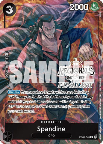 Image for Spandine (Offline Regional Finalist Card Set 2025 Vol.1) (EB01-043) - One Piece Card Game