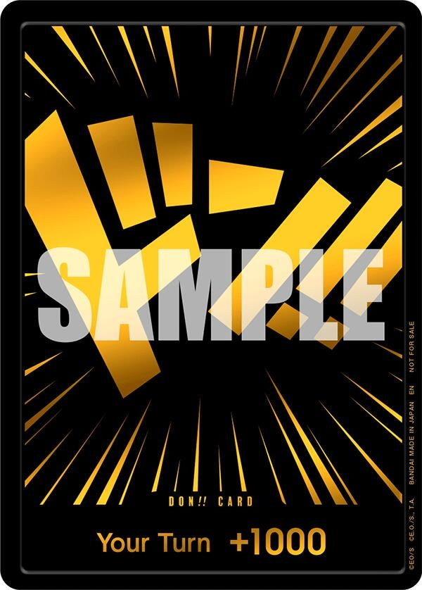 DON!! Card (Black and Gold) (One Piece Promotion Cards)