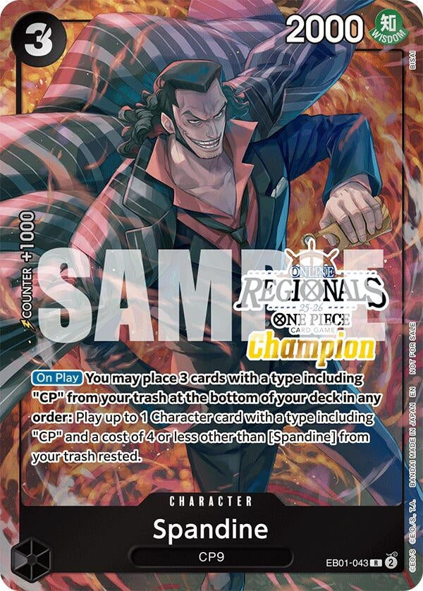Image for Spandine (Regional Champion Card Set 2025 Vol.1) (EB01-043) - One Piece Card Game