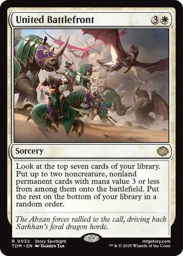 Image for United Battlefront (32) (TDM) - Magic: The Gathering