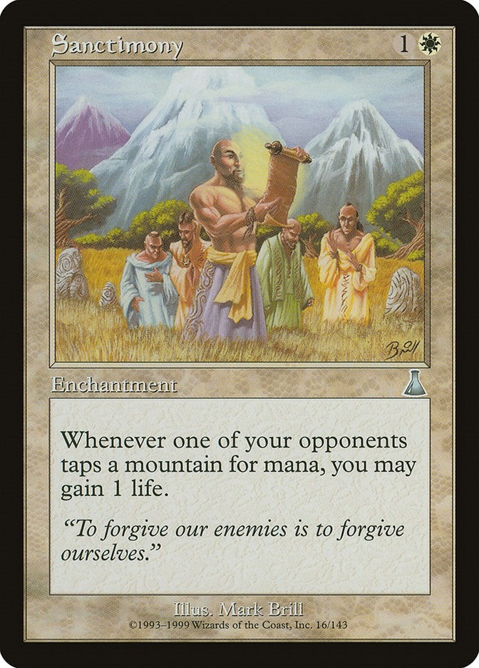 Image for Sanctimony (16) [Urza's Destiny]