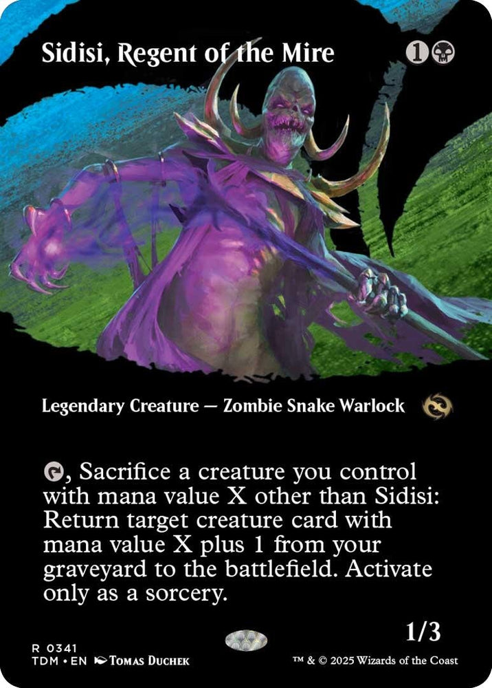 Image for Sidisi, Regent of the Mire (Borderless) (341) - Magic: The Gathering