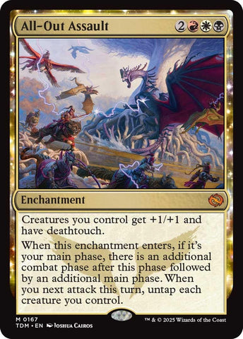 Image for All-Out Assault (167) (TDM) - Magic: The Gathering
