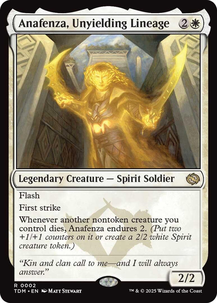 Image for Anafenza, Unyielding Lineage (2) (TDM) - Magic: The Gathering