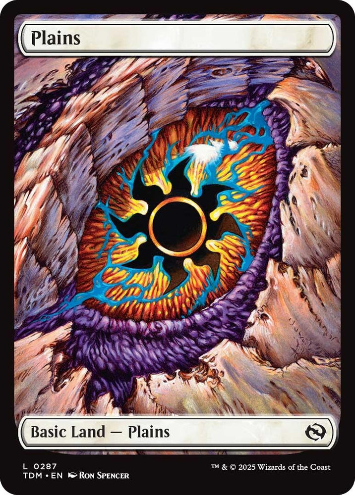 Image for Plains (0287) (287) (TDM) - Magic: The Gathering