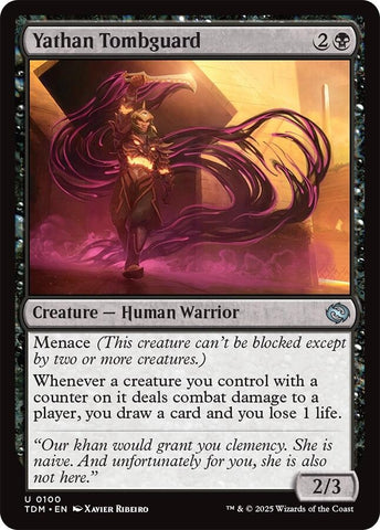 Image for Yathan Tombguard (100) (TDM) - Magic: The Gathering